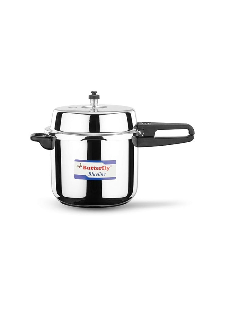 Butterfly Blue Line Stainless Steel Outer Lid Pressure Cooker, 10 Litre