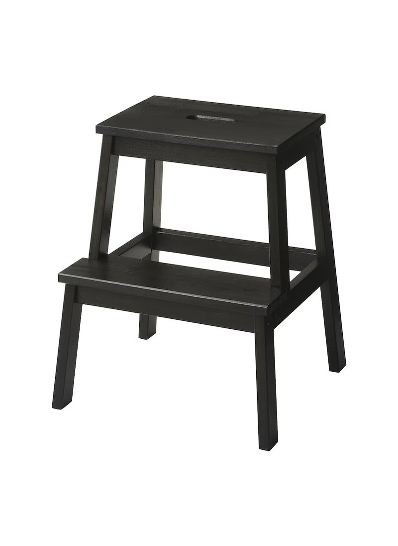 Ladder Stool Black 50 cm