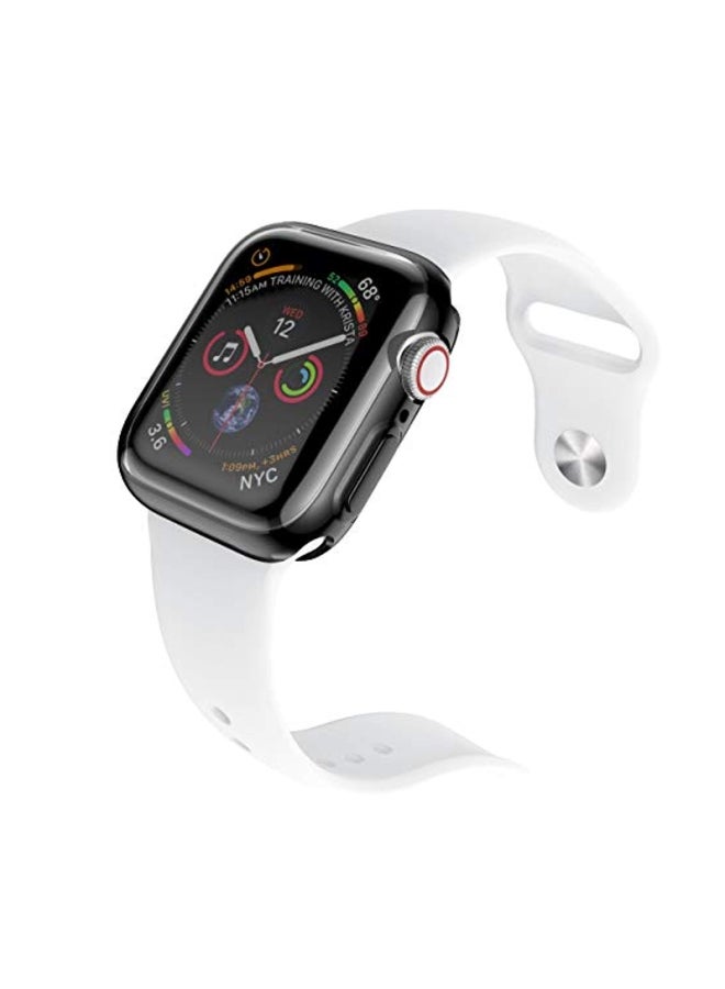 Protective Case Cover With Screen Protector For Apple Watch 4 Series 44mm Black