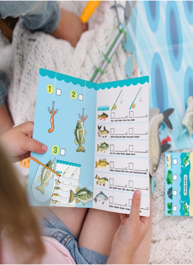 Melissa & Doug Let’s Explore Fishing Play Set - 21 Pieces - Toy Fishing Set For Toddlers And Kids, Pretend Play Fishing Toy, Learning Toys For Kids Ages 3+