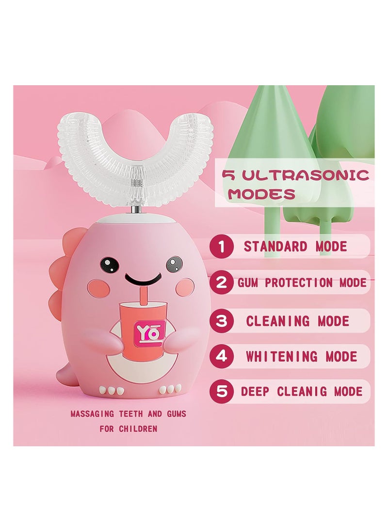 Dycrol Kids 3D U-Shaped Ultrasonic Rechargeable Electric Toothbrush