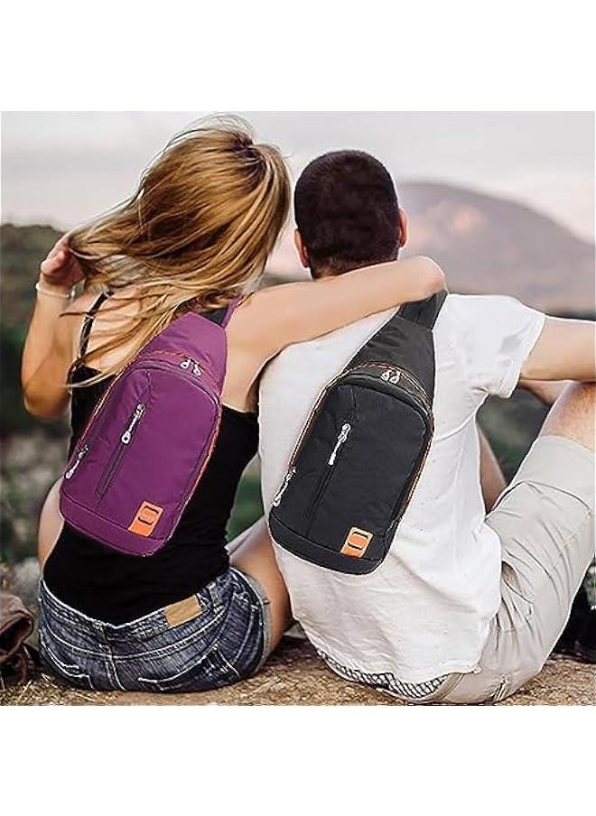 Small Sling Backpack Waterproof Uni Shoulder Bag Chest Crossbody Daypack