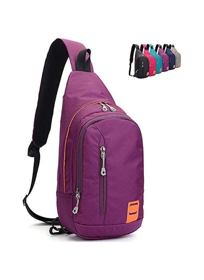 Small Sling Backpack Waterproof Uni Shoulder Bag Chest Crossbody Daypack