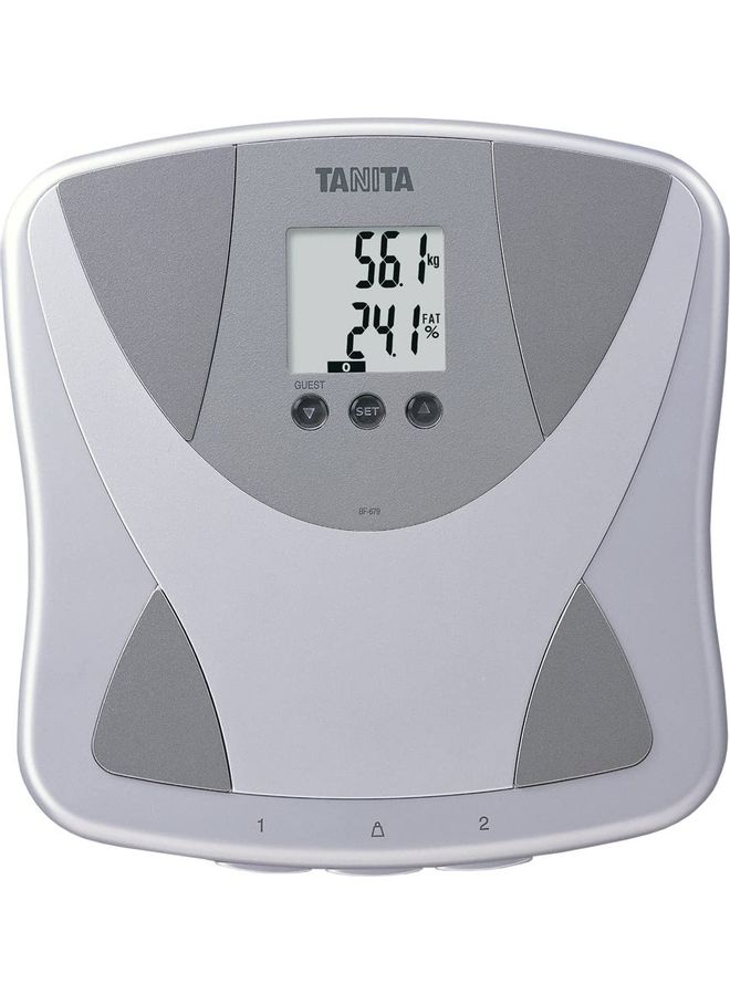 Digital Weighing Scale Grey 13.9x2.7x13.8inch