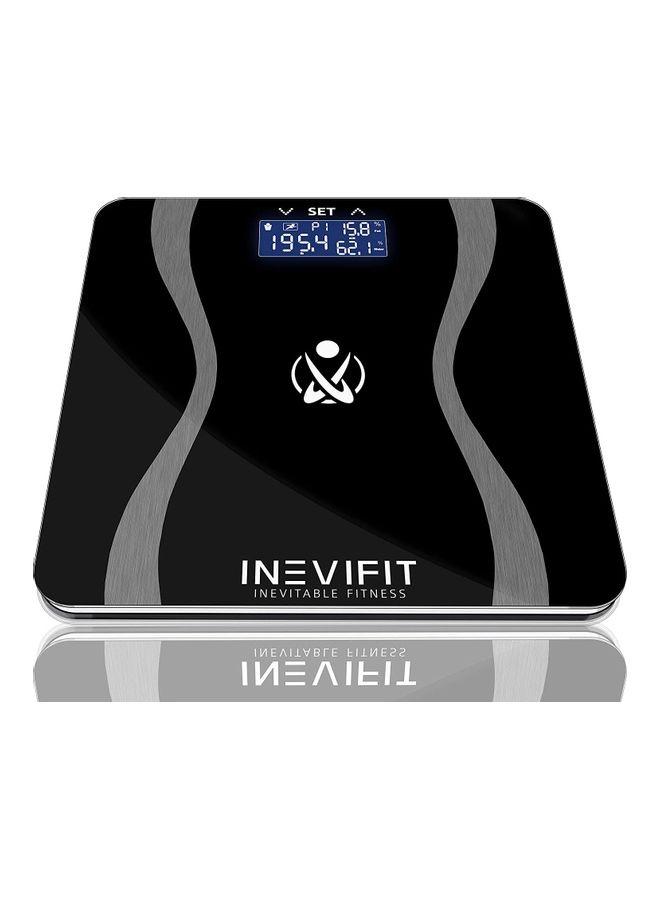 Body-Analyzer Digital Scale Black/Silver 12.5x12.5x1inch