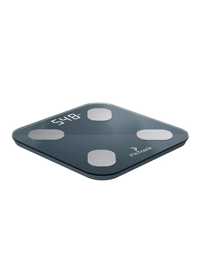 Digital Bluetooth Weight Scale Grey/Black 0.98x12.6x12.6inch