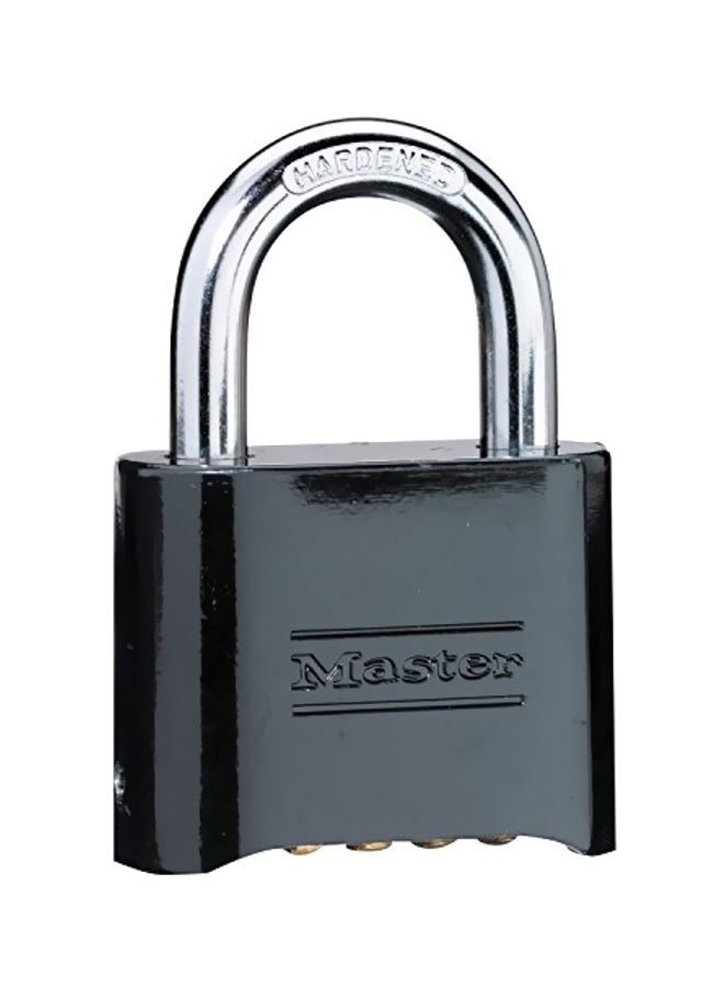 Set Your Own Combination Padlock Black 6.6x1.2x3.5inch