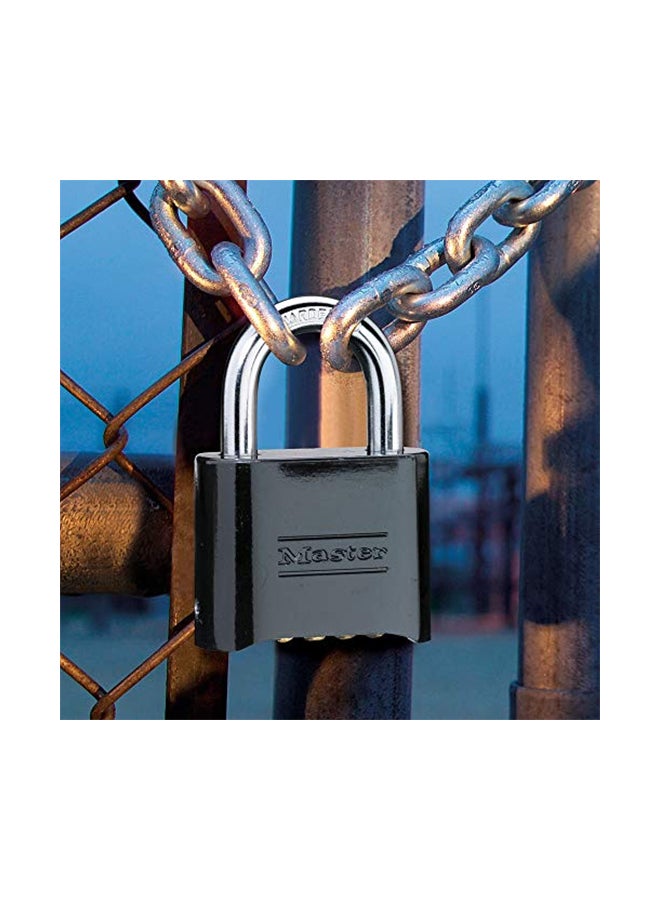 Set Your Own Combination Padlock Black 6.6x1.2x3.5inch