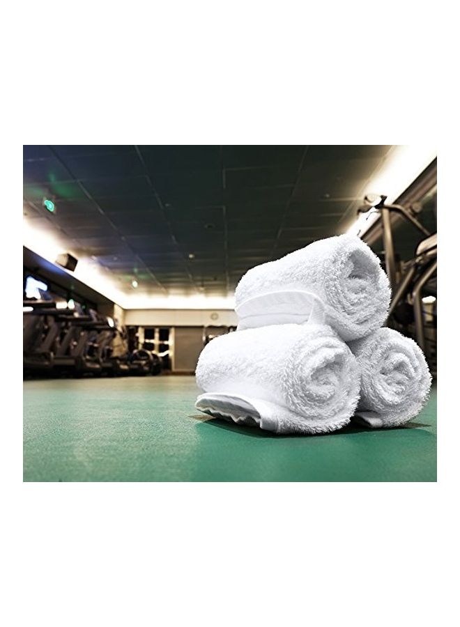 24-Pack Multipurpose Cotton Wash Cloths Set White 13.1 x 6.7 x 4.2inch
