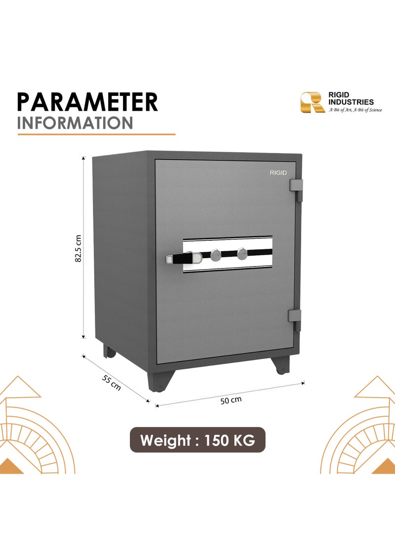 Fire Resistant Steel Safe with Dual Key Lock, 150Kg