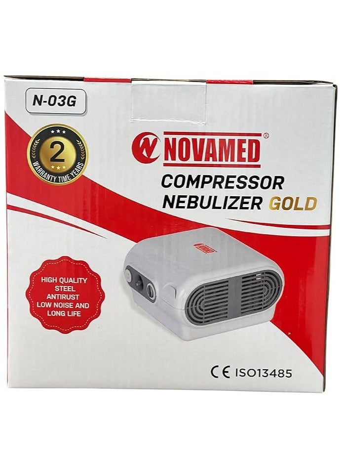 Compressor Nebulizer Gold, Electric,  N-03G