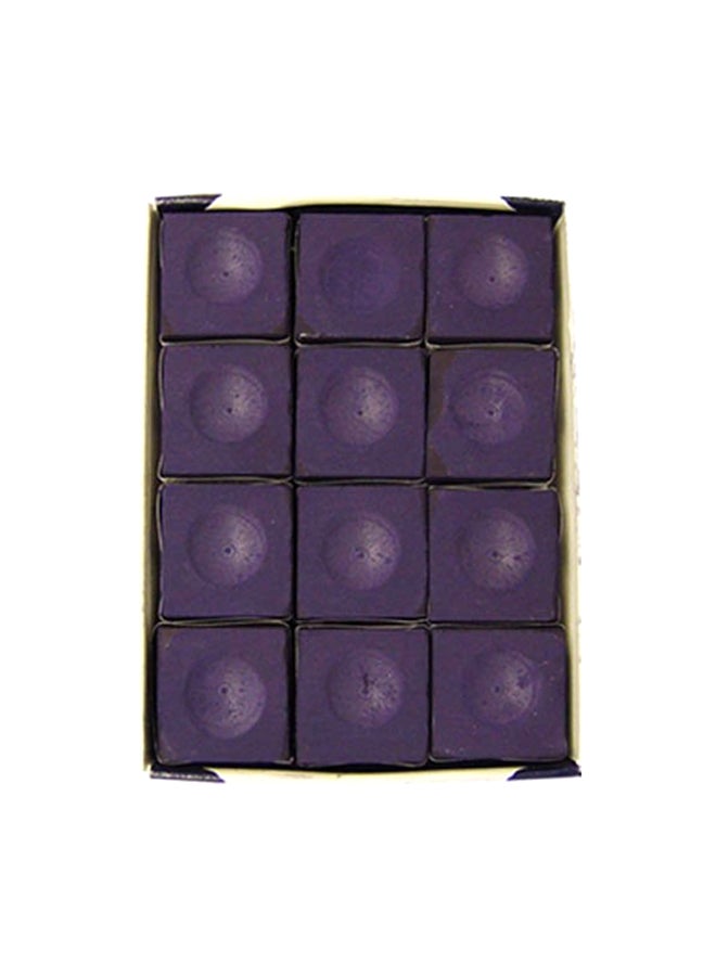 12-Piece Billiard Chalk