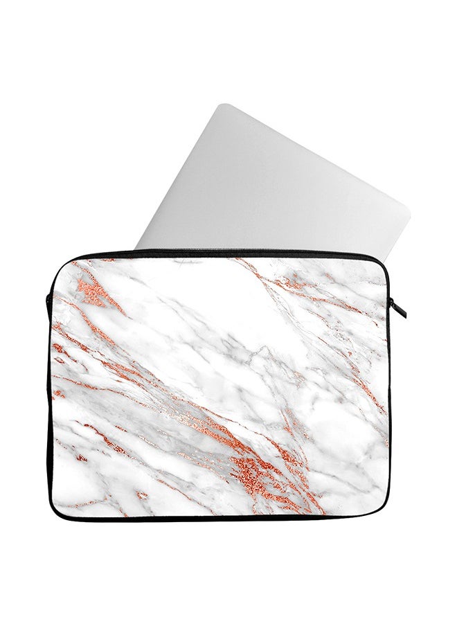 Pink Marble Printed Laptop Sleeve