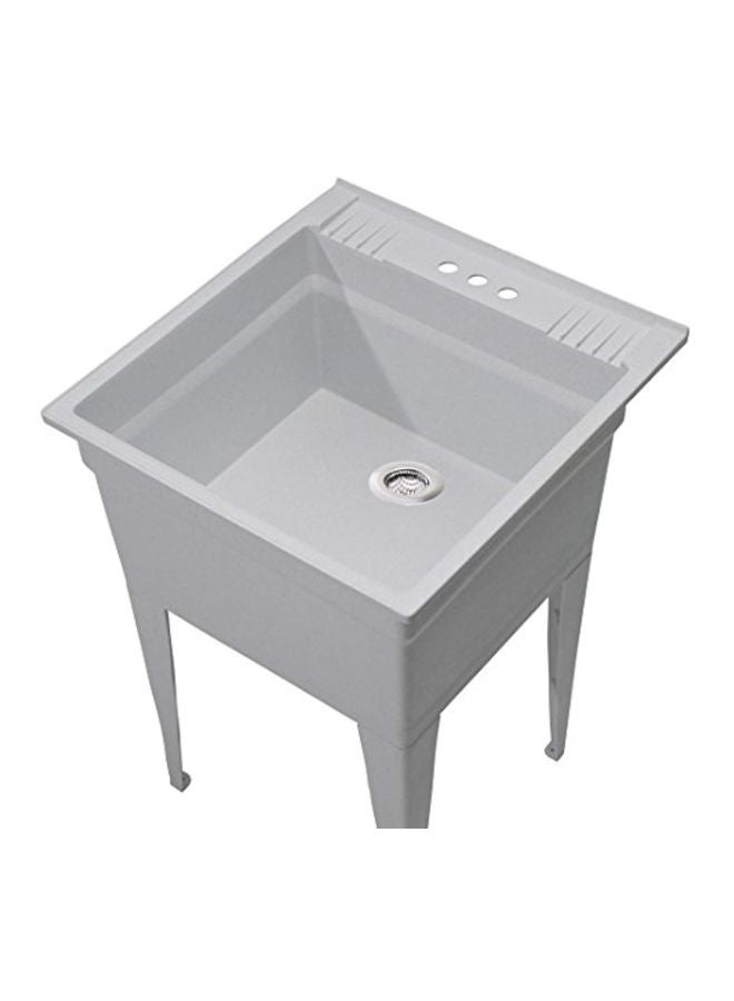 2-Piece Bathroom Sink Strainer Silver 2.2x2.2x0.8inch