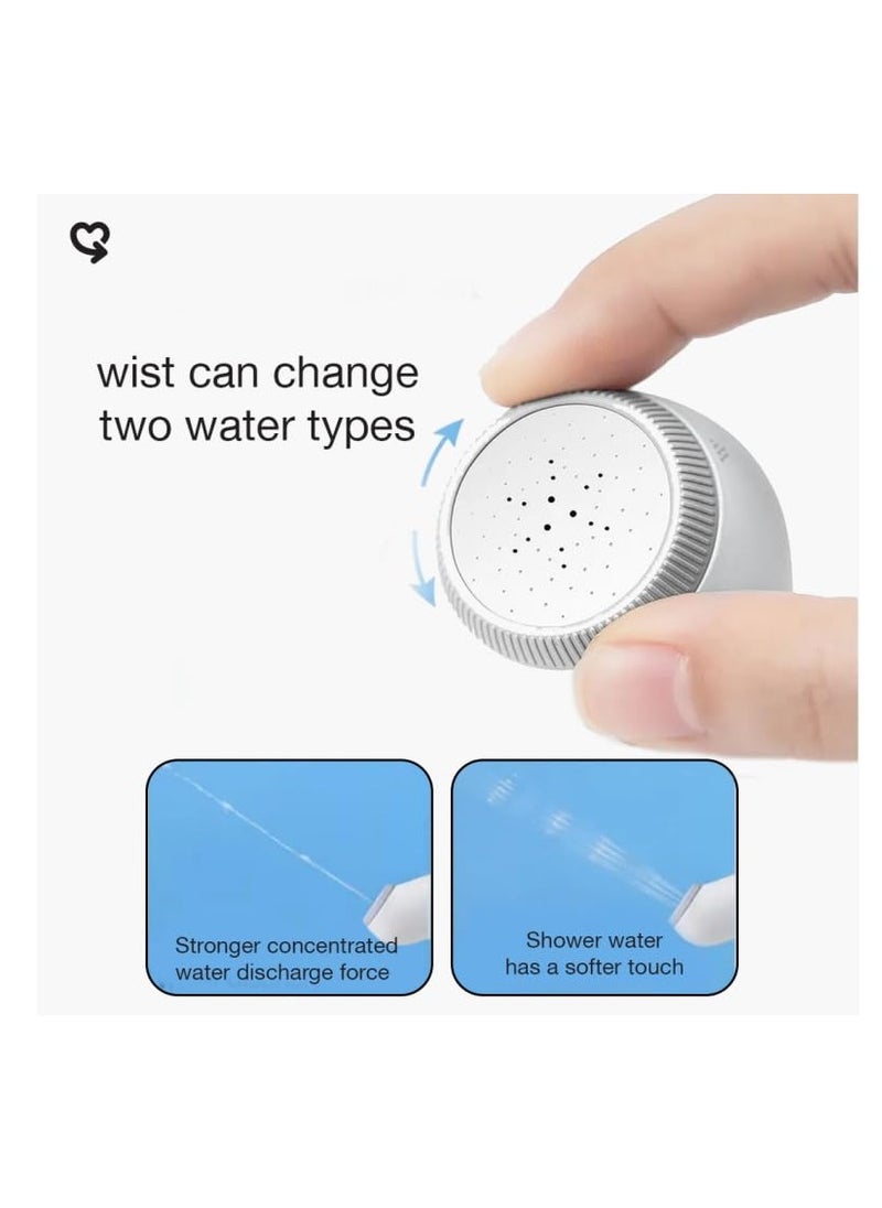Portable Electric Bidet Shattaf Sprayer for Travel - 4-Mode Handheld Mini Toilet Shower Head, USB Rechargeable, IPX7 Waterproof for Personal Hygiene Cleaning