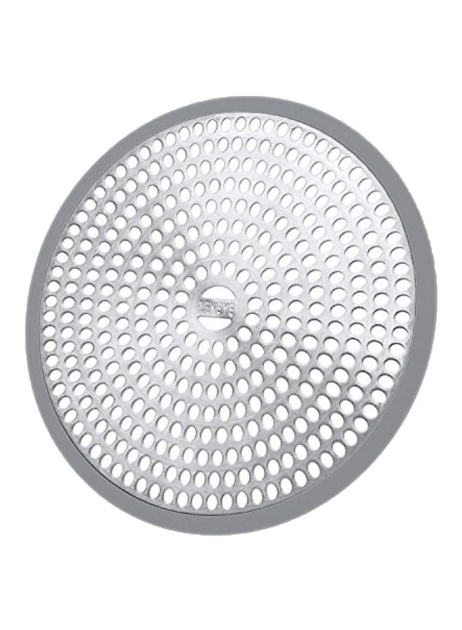 Stainless Steel Strainer Silver 4.8 x 4.8 x 0.4inch