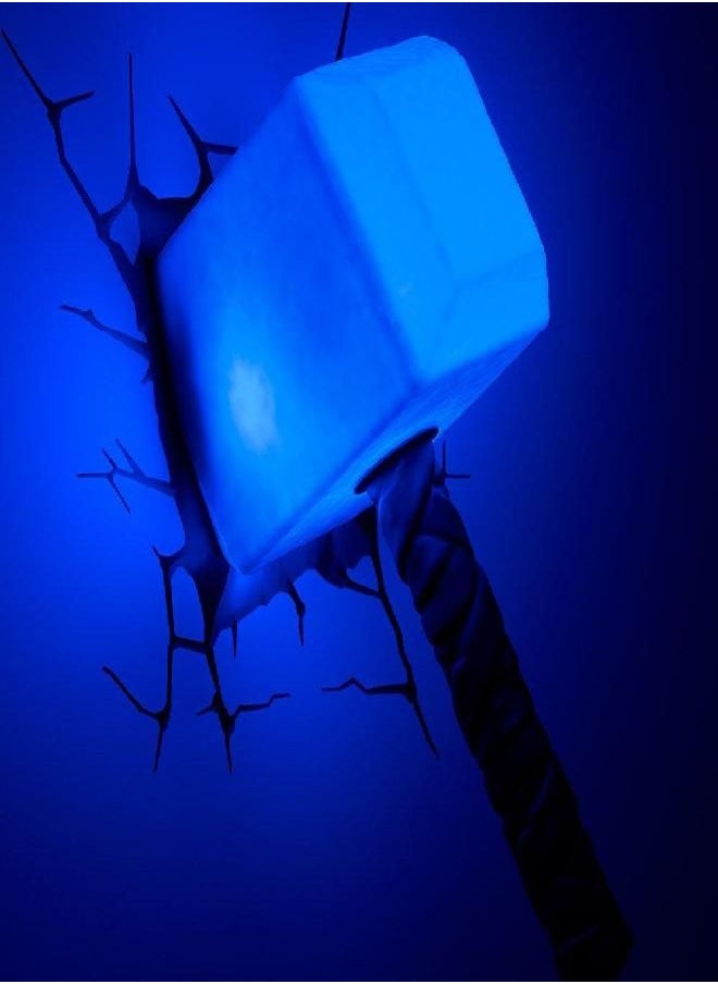 3DLightFX Marvel Avengers Thor Hammer 3D Deco Light