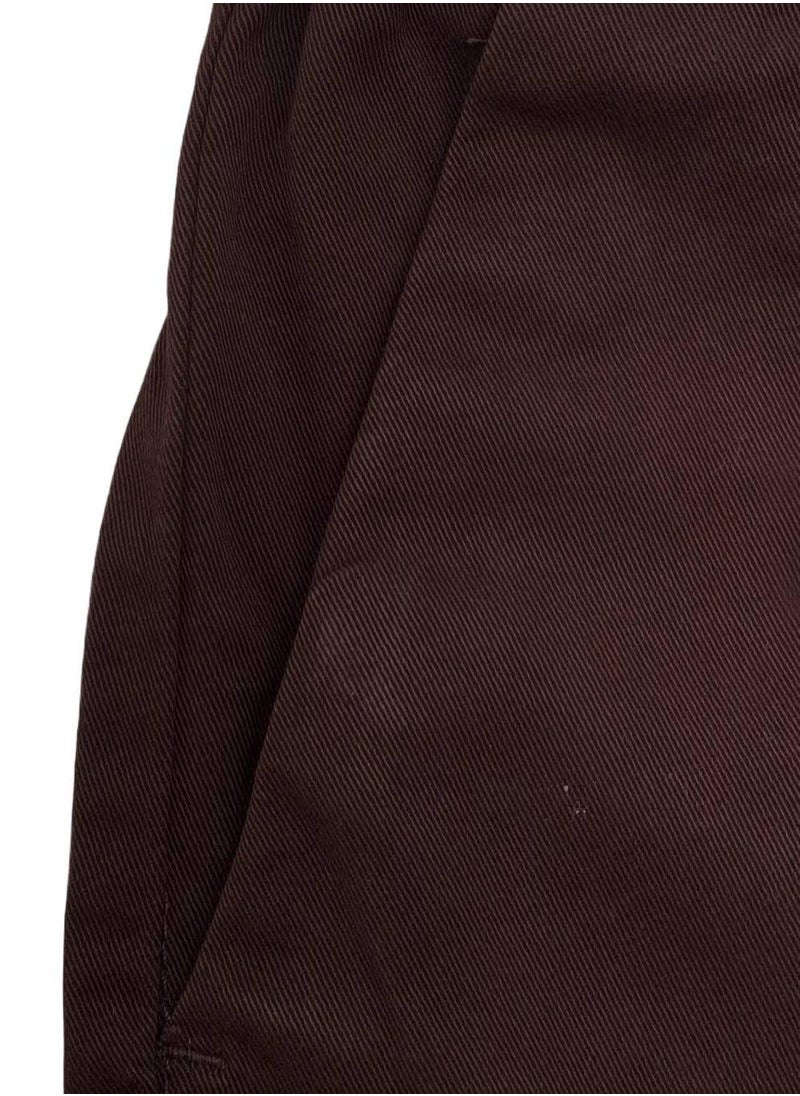 Junior Twill Stretch Mid Rise Regular Tapered Fit Elastic Waist Pants