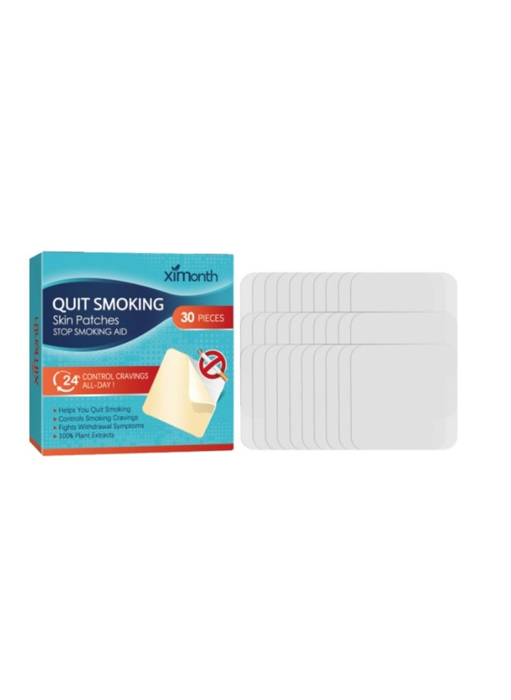 30 Counts Quit Smoking Skin Patches Stop Smoking Aid, Easy And Effective Anti-Smoking Stickers - Best Product To Quit Smoking