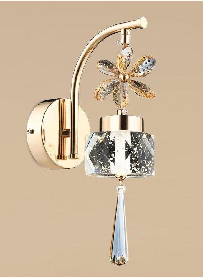 Bellis Sconce Chandelier - Gold, 30x26 cm, Elegant Wall Lamp