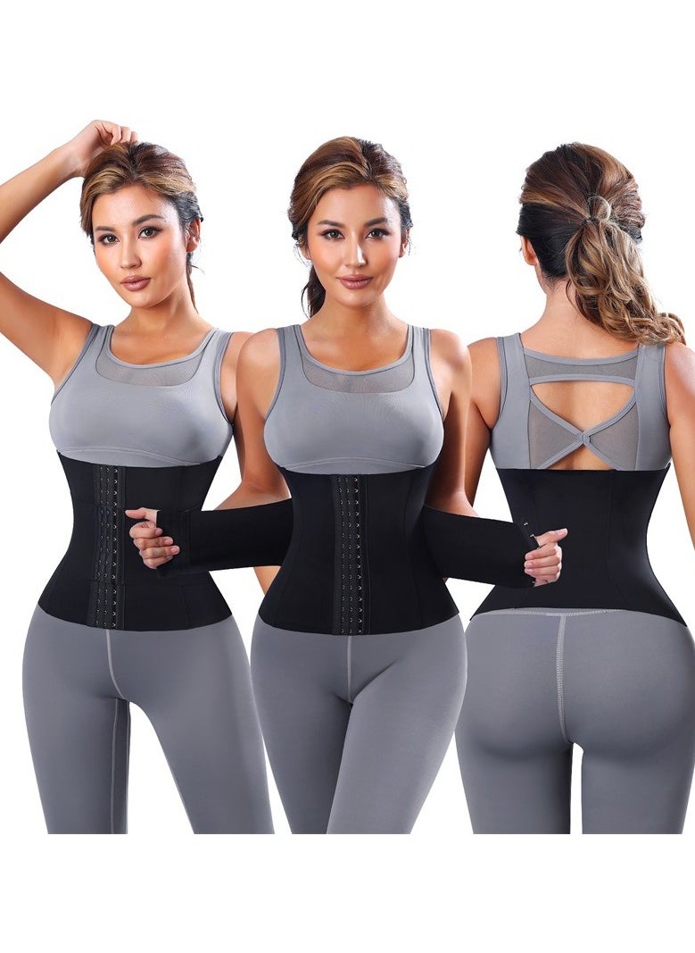 Adjustable Waist Slimming Corset，Tummy Shaper Sauna Belt, Waist Trainer for Women and Men，Breathable and Cozy