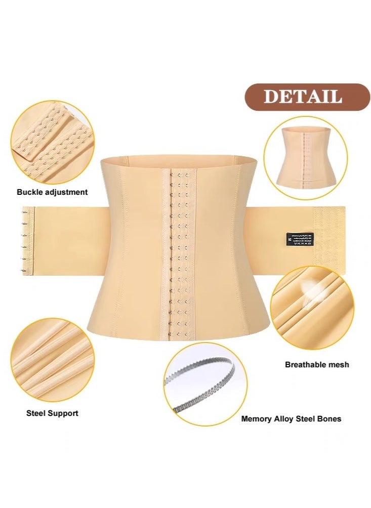 Adjustable Waist Slimming Corset，Tummy Shaper Sauna Belt, Waist Trainer for Women and Men，Breathable and Cozy