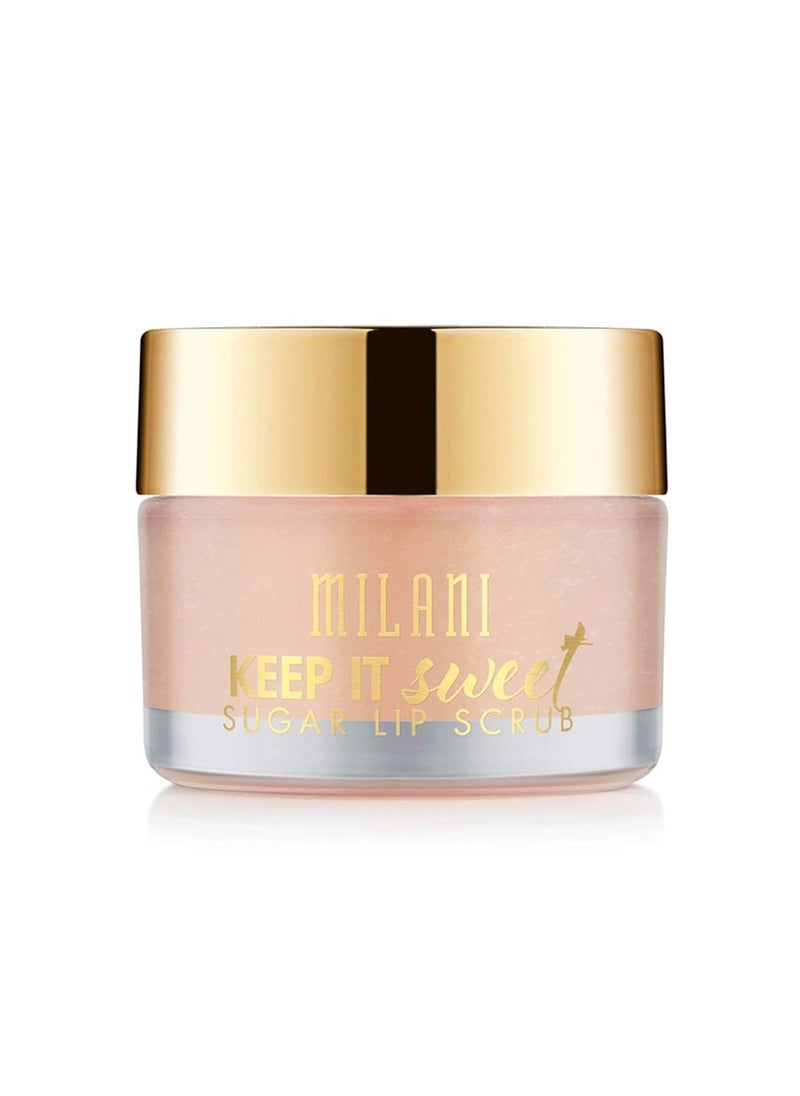 Milani Keep It Sweet Sugar Lip Scrub (0.49 Ounce) Vegan, Cruelty-Free Lip Exfoliator - Formulated with Natural Sugar Granules to Exfoliate & Smooth Lips