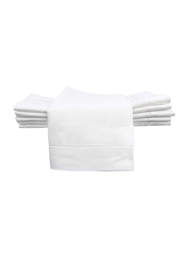 6-Piece Napkin Set White 20x20inch