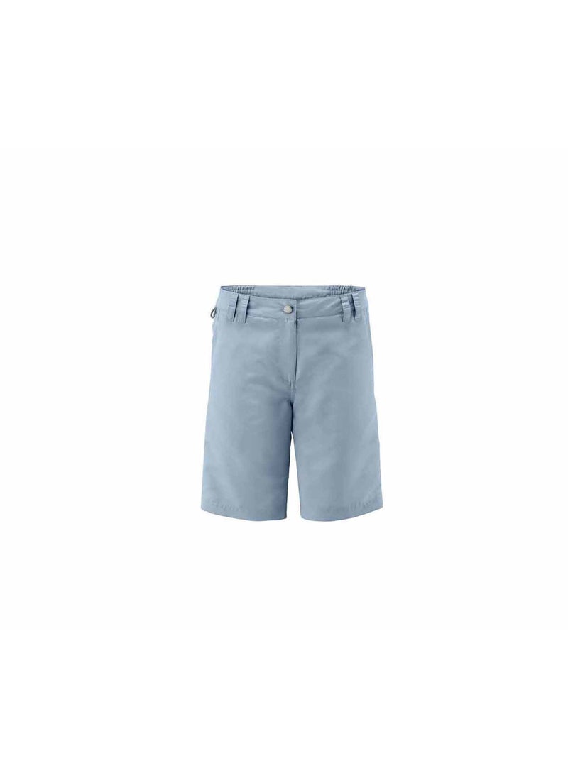 Women Plain Chino Shorts, Blue