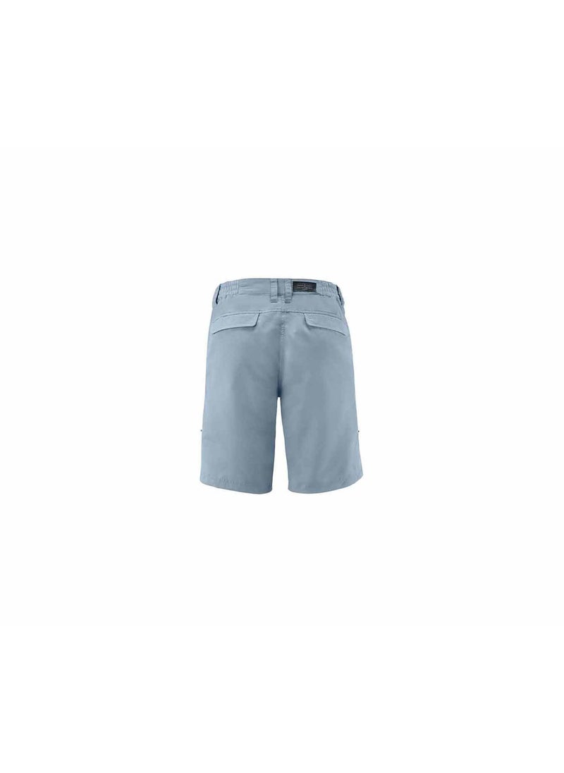 Women Plain Chino Shorts, Blue