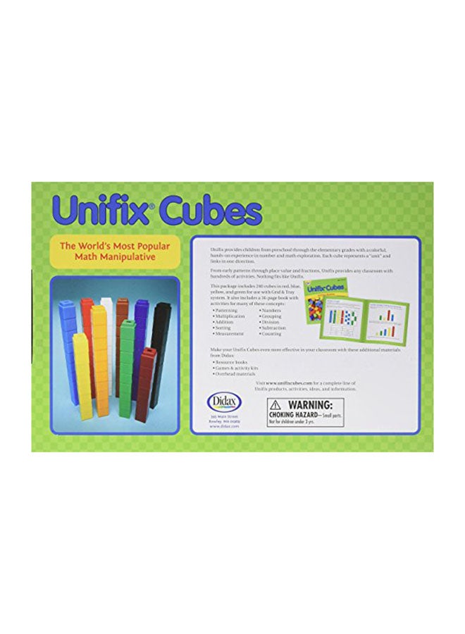 240-Piece Pattern Building Unifix Cubes