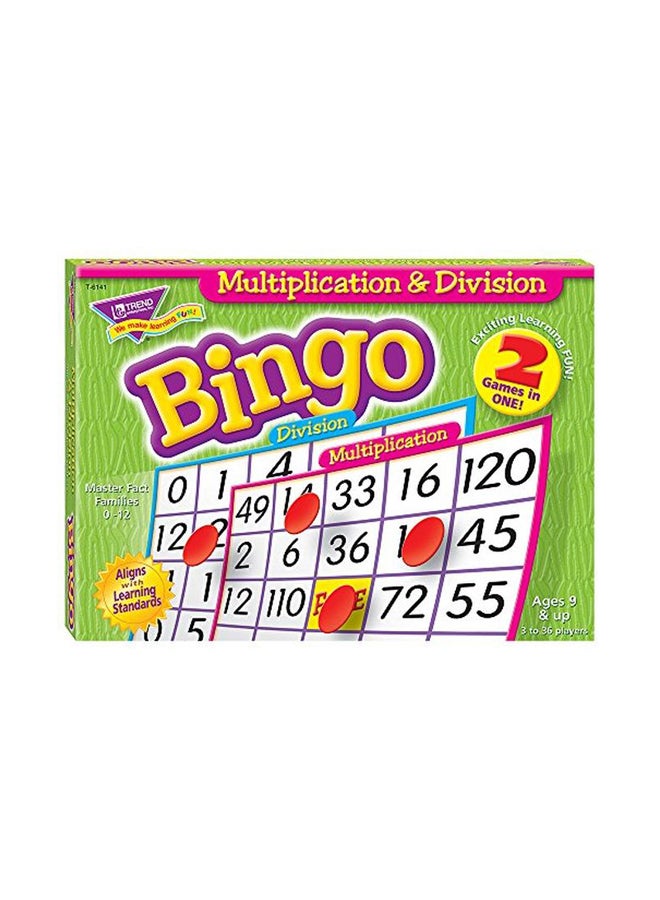 Multiplication And Division Bingo Game T-6141