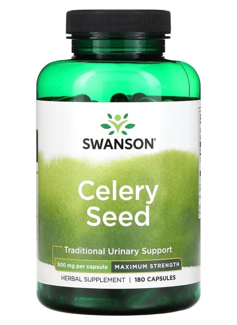 Celery Seed - Maximum Strength 500 mg 180 Caps