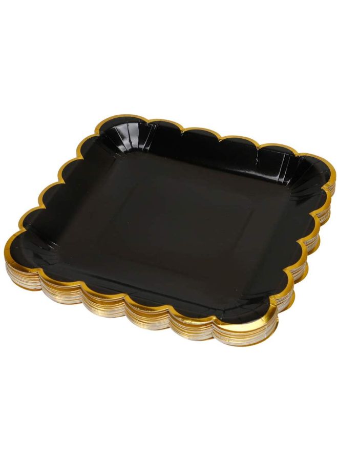 20-Piece Square Paper Plate 9 x 9inch