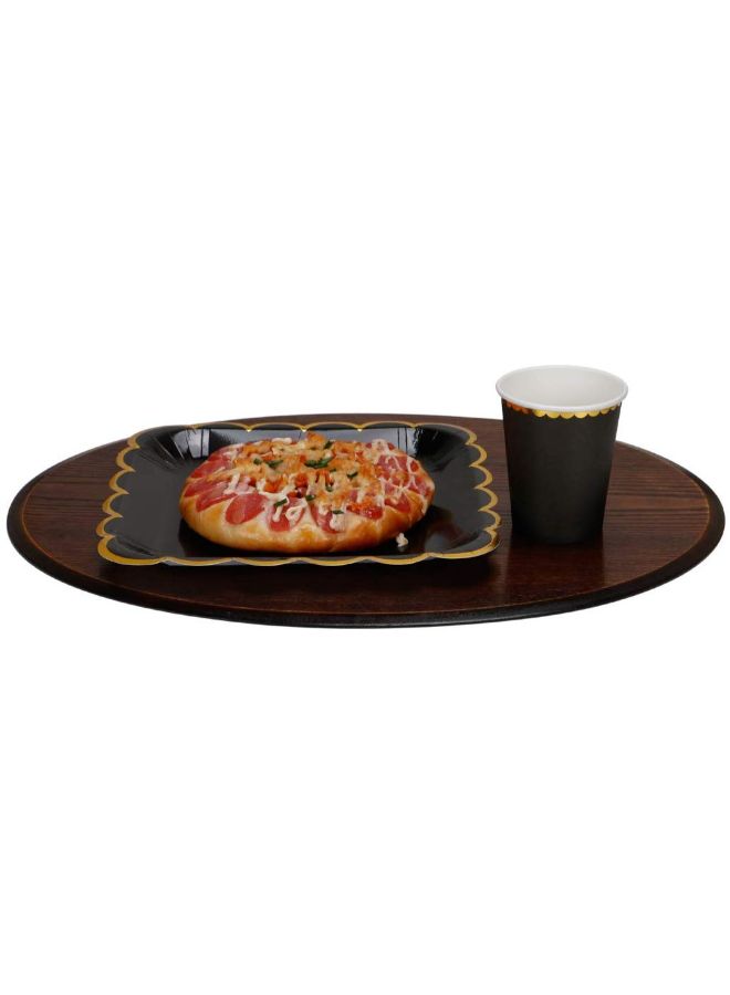20-Piece Square Paper Plate 9 x 9inch