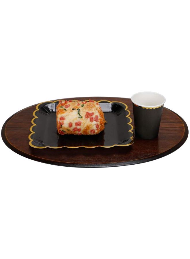 20-Piece Square Paper Plate 9 x 9inch