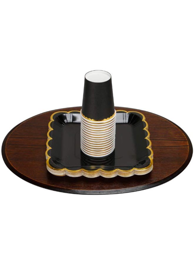 20-Piece Square Paper Plate 9 x 9inch
