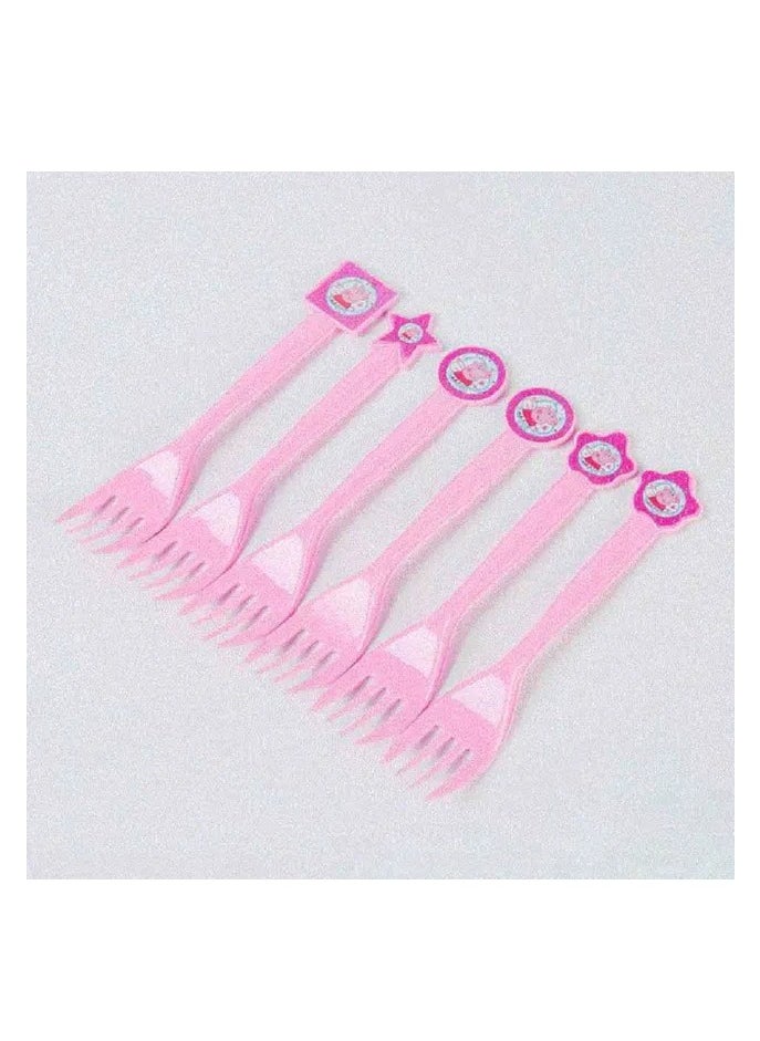 UKR Peppa Pig Pink Party Set - Complete Kids Birthday Party Supplies, Decorations, Tableware, and Accessories