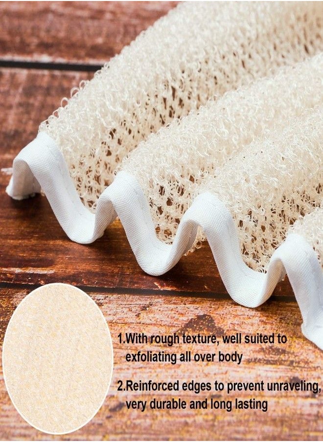 5 Pack Exfoliang Face and Body Wash Cloths Towel Soft Weave Bath Cloth Exfoliating Scrub Cloth Massage Bath Cloth for Women and Man (5 Pack Two Sides Exfoliating Cloth)