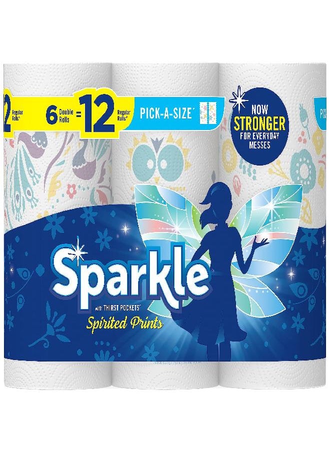 SPARKLE® PICK-A-SIZE® PAPER TOWELS, 6 DOUBLE ROLLS