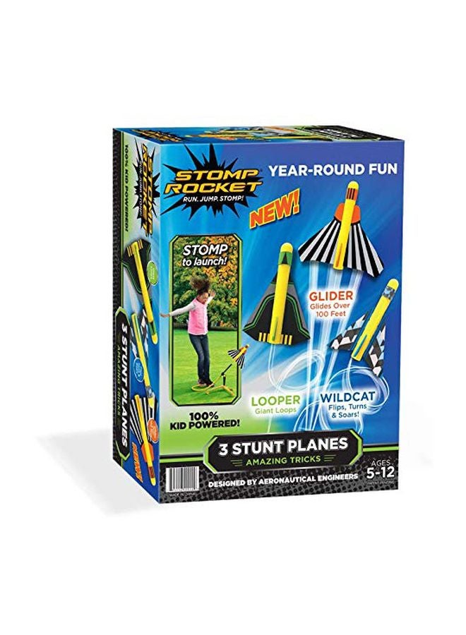 3-Piece Stomp Rocket Plane Set 40000