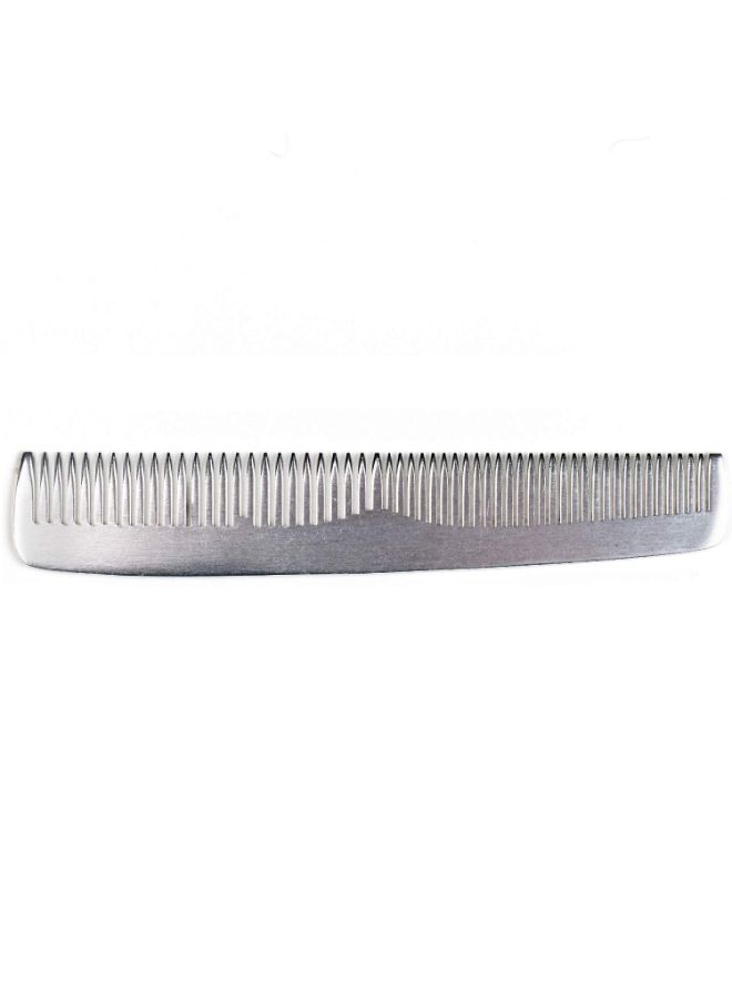 Double Tooth Barber Grooming Hair Comb Grey 6.6inch