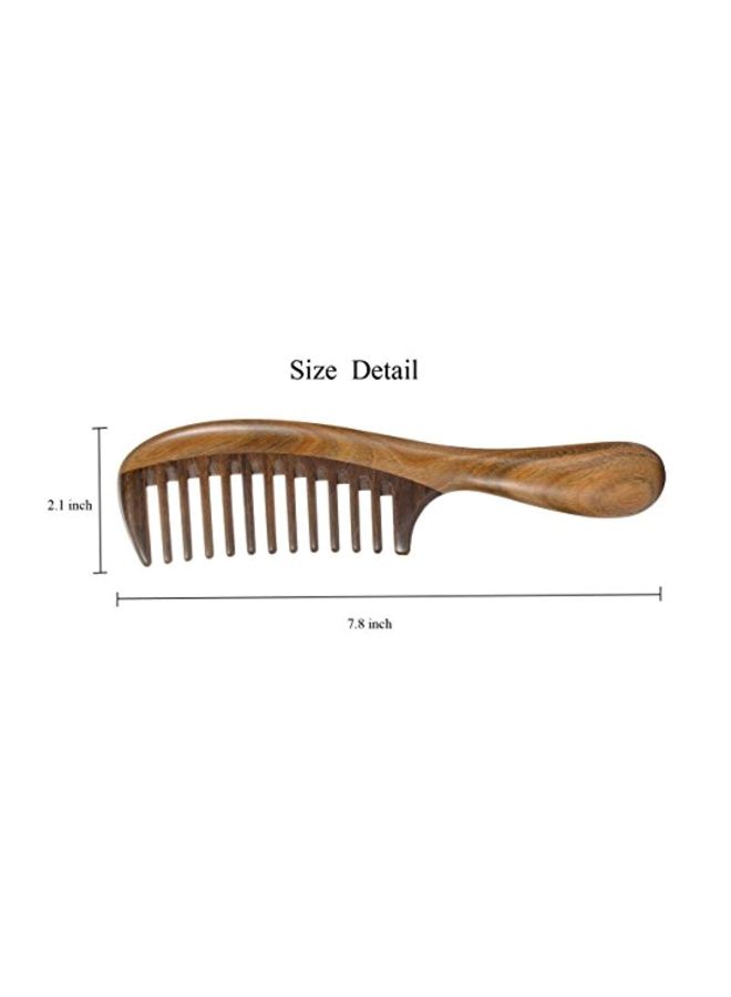Wide Tooth Comb Brown