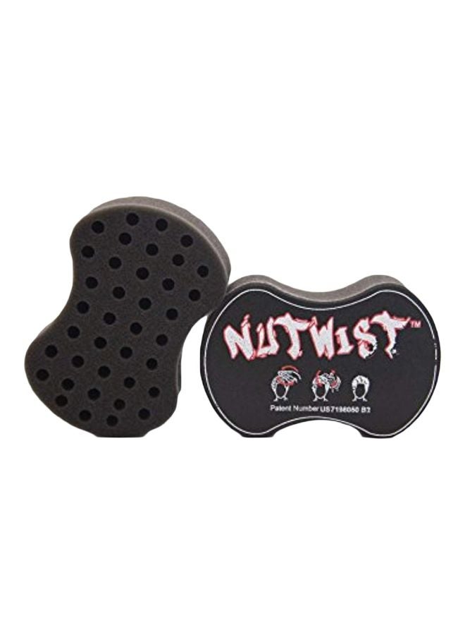 Twist Sponge Brush For Curls Black/Red