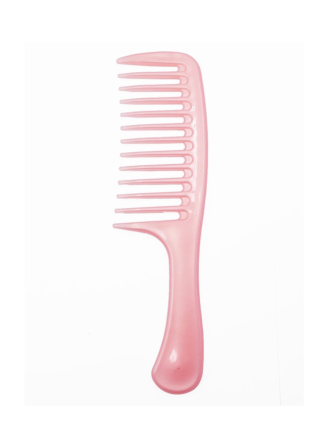 2 Piece Wide Tooth Detangling Hair Comb Set Blue/Pink