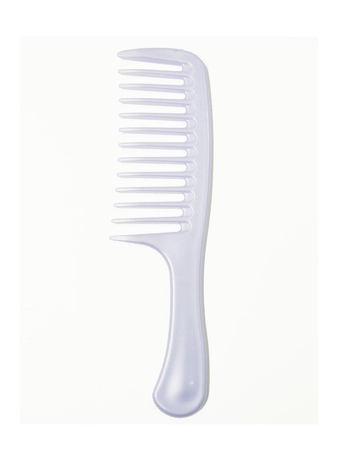 2 Piece Wide Tooth Detangling Hair Comb Set Blue/Pink