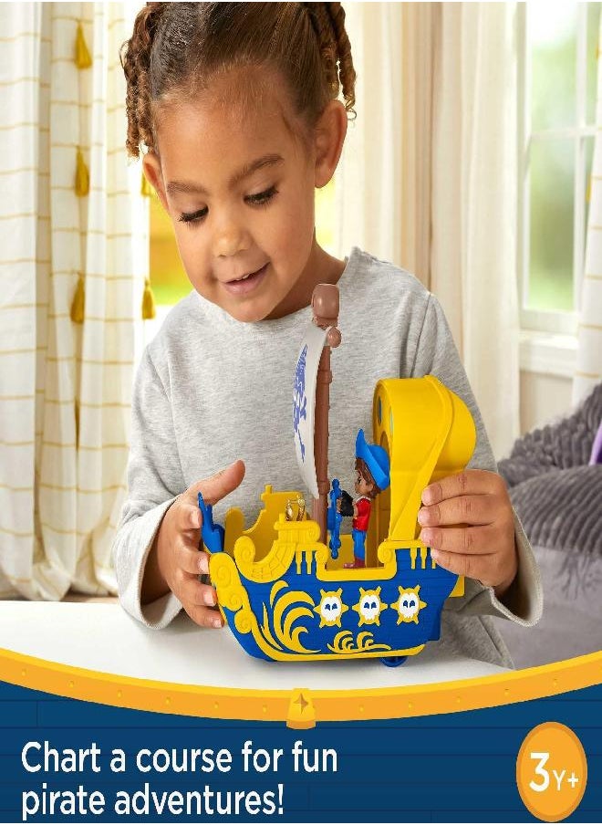 Fisher-Price Santiago of the Seas Preschool Toys Santiago Figure & El Bravo Pirate Ship Set for Pretend Play Ages 3+ Years