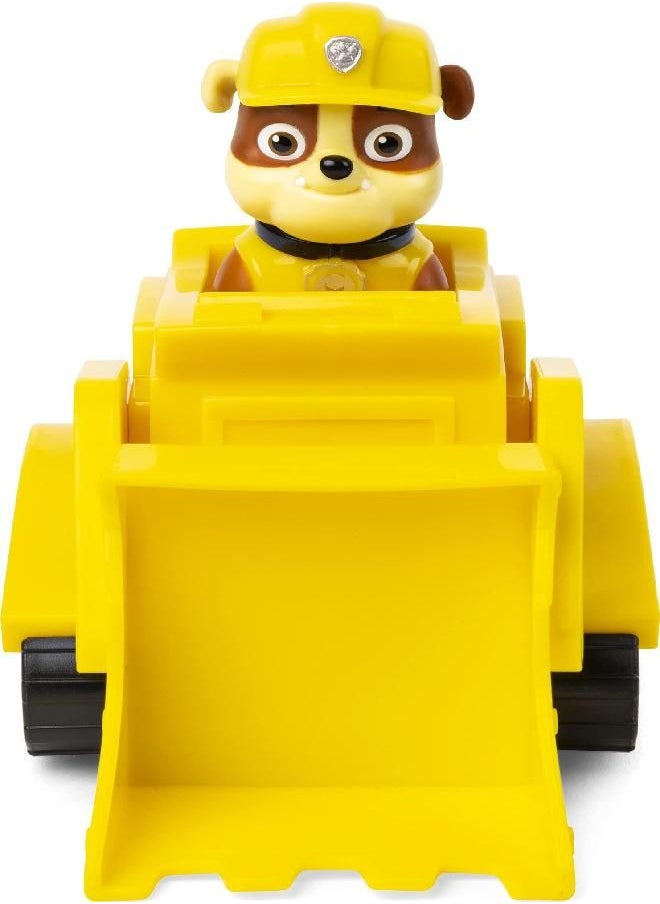 Paw Patrol, Rubble’s Bulldozer Vehicle with Collectible Figure, for Kids Aged 3 and Up