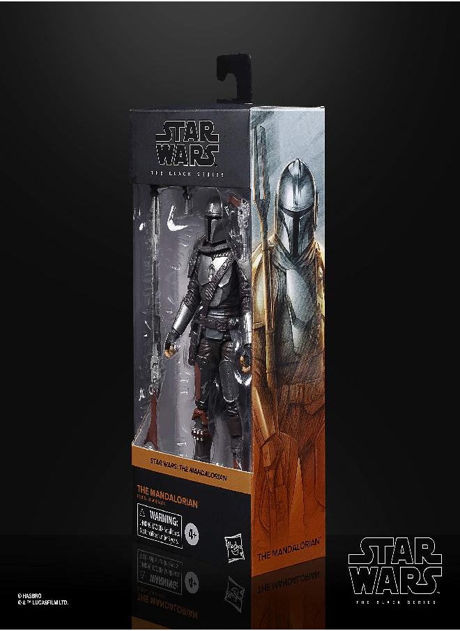 STAR WARS The Black Series The Mandalorian Toy 6-Inch-Scale Collectible Action Figure, Toys for Kids Ages 4 and Up