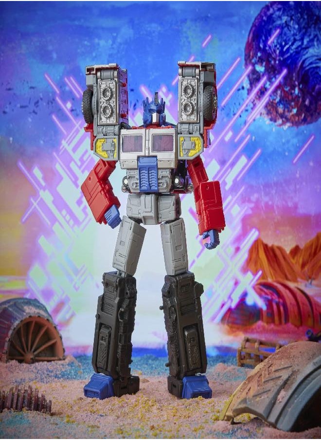 Transformers Toys Generations Legacy Series Leader G2 Universe Laser Optimus Prime Action Figure - Kids Ages 8 and Up, 7-inch